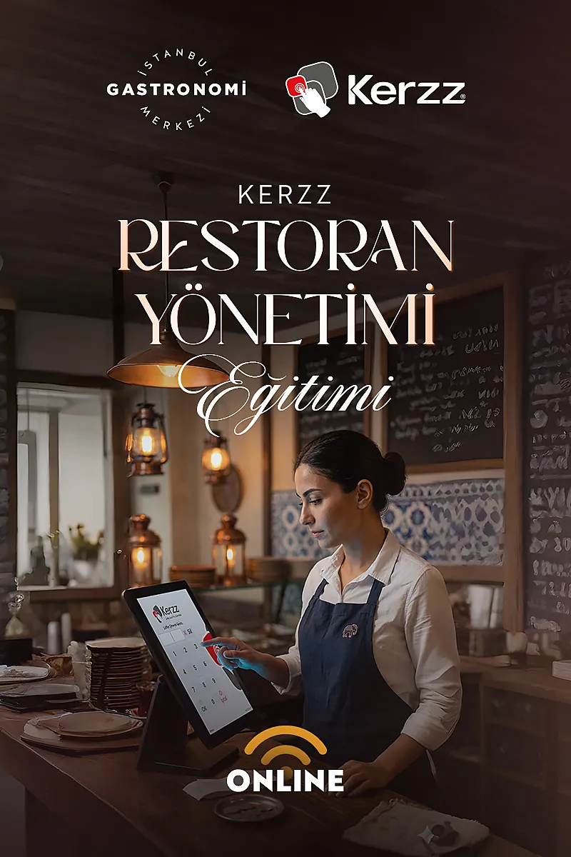 Kerzz iş birliğiyle Restoran Yönetimi Eğitimi afişi